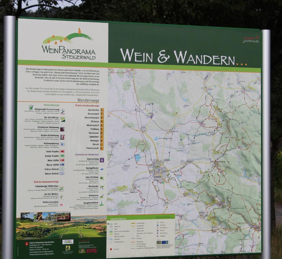 Ferienwohnung Forellenhof Oberschwarzach 外观 照片